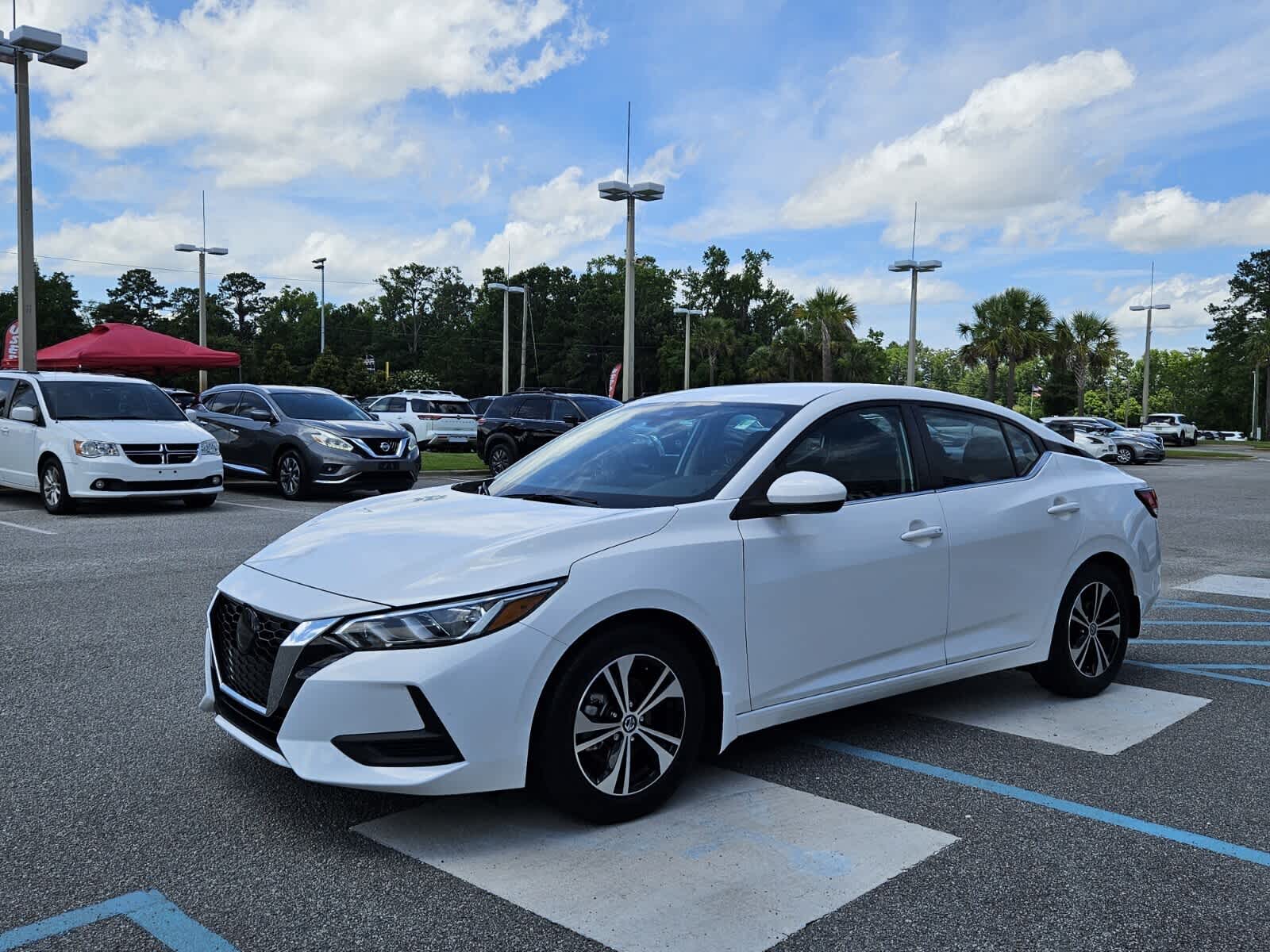 Used 2021 Nissan Sentra SV with VIN 3N1AB8CV7MY307247 for sale in Savannah, GA