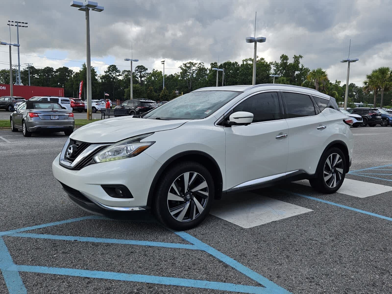 Used 2017 Nissan Murano Platinum with VIN 5N1AZ2MG8HN184451 for sale in Savannah, GA