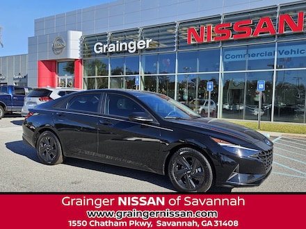 Featured pre owned vehicles 2023 Hyundai Elantra HEV Blue Sedan for sale near you in Savannah, GA