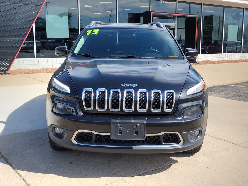 Used 2015 Jeep Cherokee Limited with VIN 1C4PJMDS2FW771838 for sale in Grand Blanc Township, MI