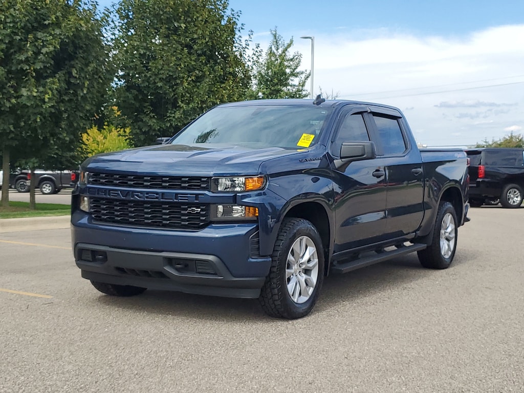 Used 2021 Chevrolet Silverado 1500 Custom Truck Crew Cab