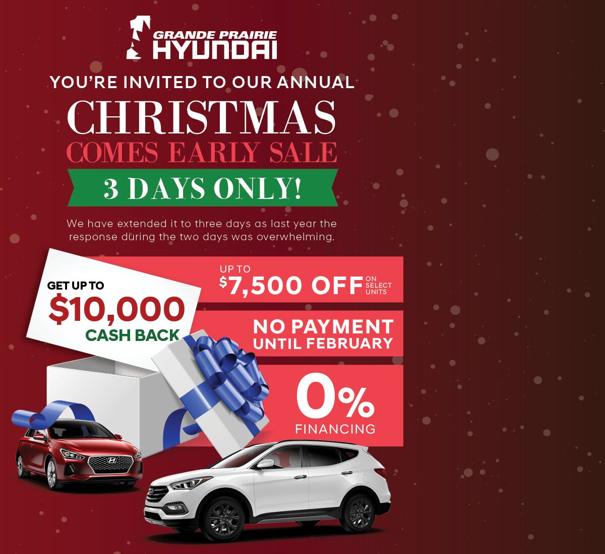 Grande Prairie Hyundai >> Christmas Comes Early Grande Prairie Hyundai Grande Prairie Hyundai >> Christmas Comes Early Grande Prairie Hyundai