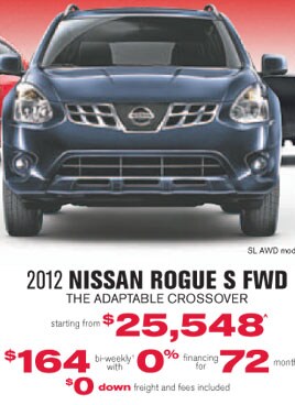 2012 Nissan Rogue in GRANDE PRAIRIE