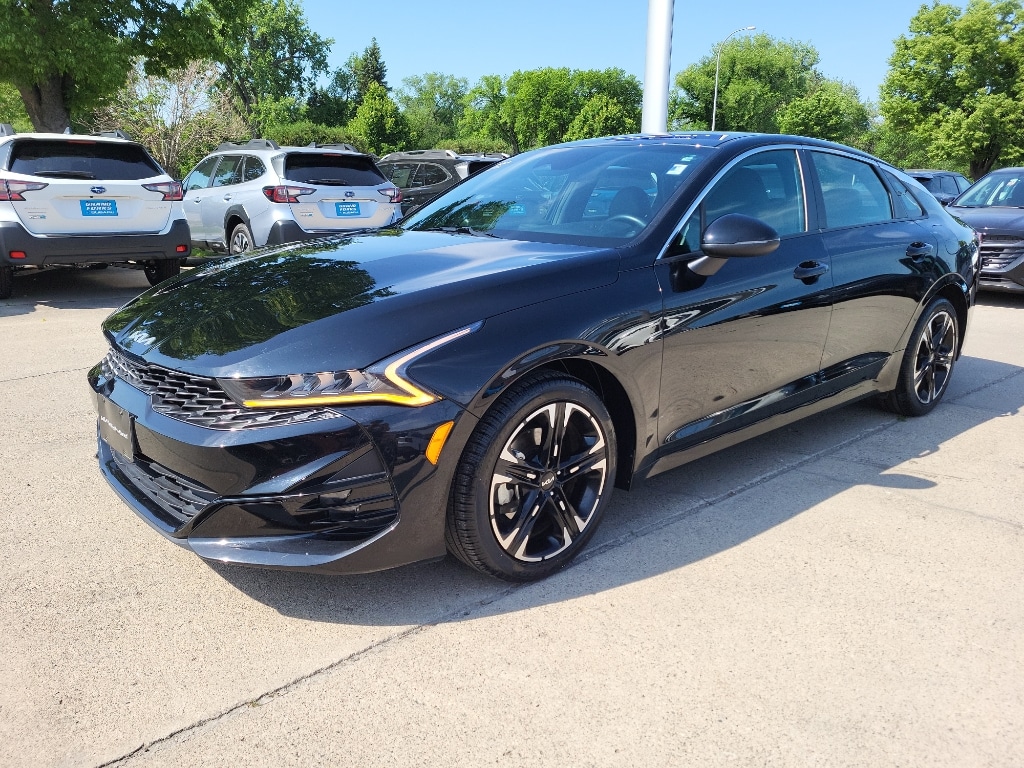 Used 2022 Kia K5 GT-Line with VIN 5XXG64J26NG163939 for sale in Grand Forks, ND