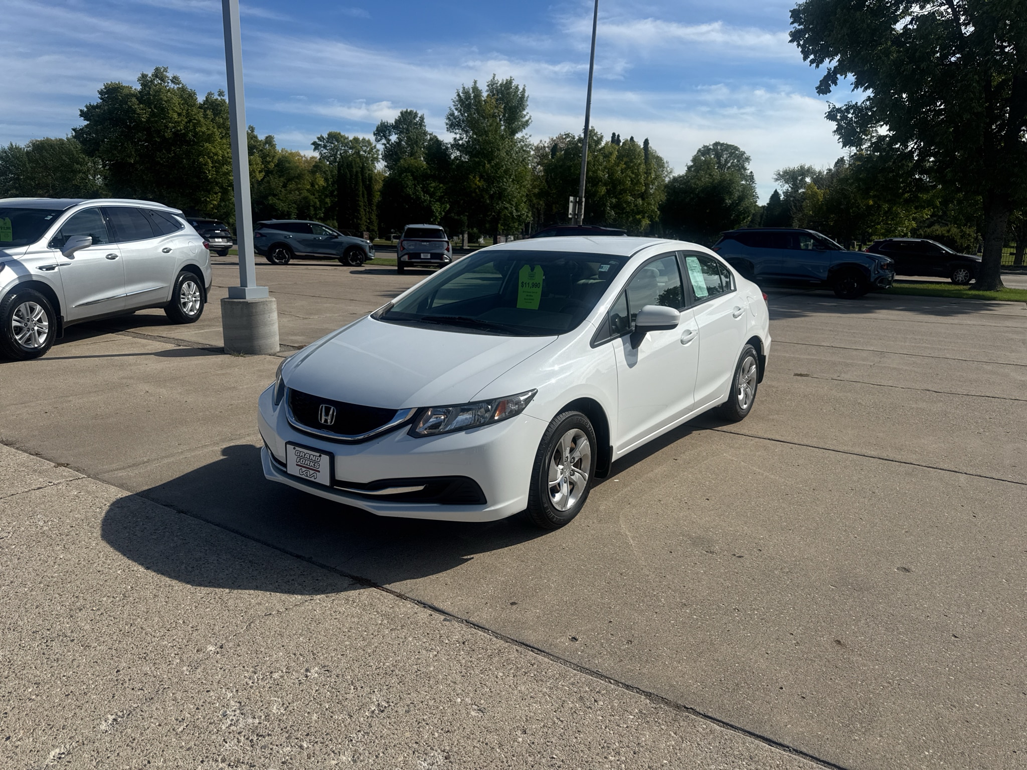 Used 2014 Honda Civic LX with VIN 19XFB2F59EE066340 for sale in Grand Forks, ND