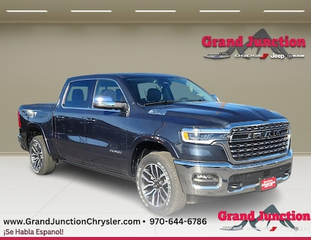 Featured new Chrysler, Dodge, Jeep, and Ram vehicles 2026 Ram 1500 LIMITED LONGHORN CREW CAB 4X4 5'7 BOX Pickup for sale near you in Grand Junction, CO