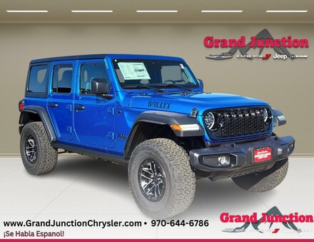 Featured new Chrysler, Dodge, Jeep, and Ram vehicles 2025 Jeep Wrangler Sport Sport Utility for sale near you in Grand Junction, CO