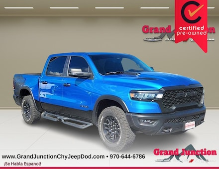 Featured pre-owned vehicles 2025 Ram 1500 Rebel Crew Cab for sale near you in Grand Junction, CO