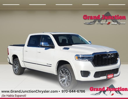 Featured new Chrysler, Dodge, Jeep, and Ram vehicles 2026 Ram 1500 TUNGSTEN CREW CAB 4X4 Pickup for sale near you in Grand Junction, CO