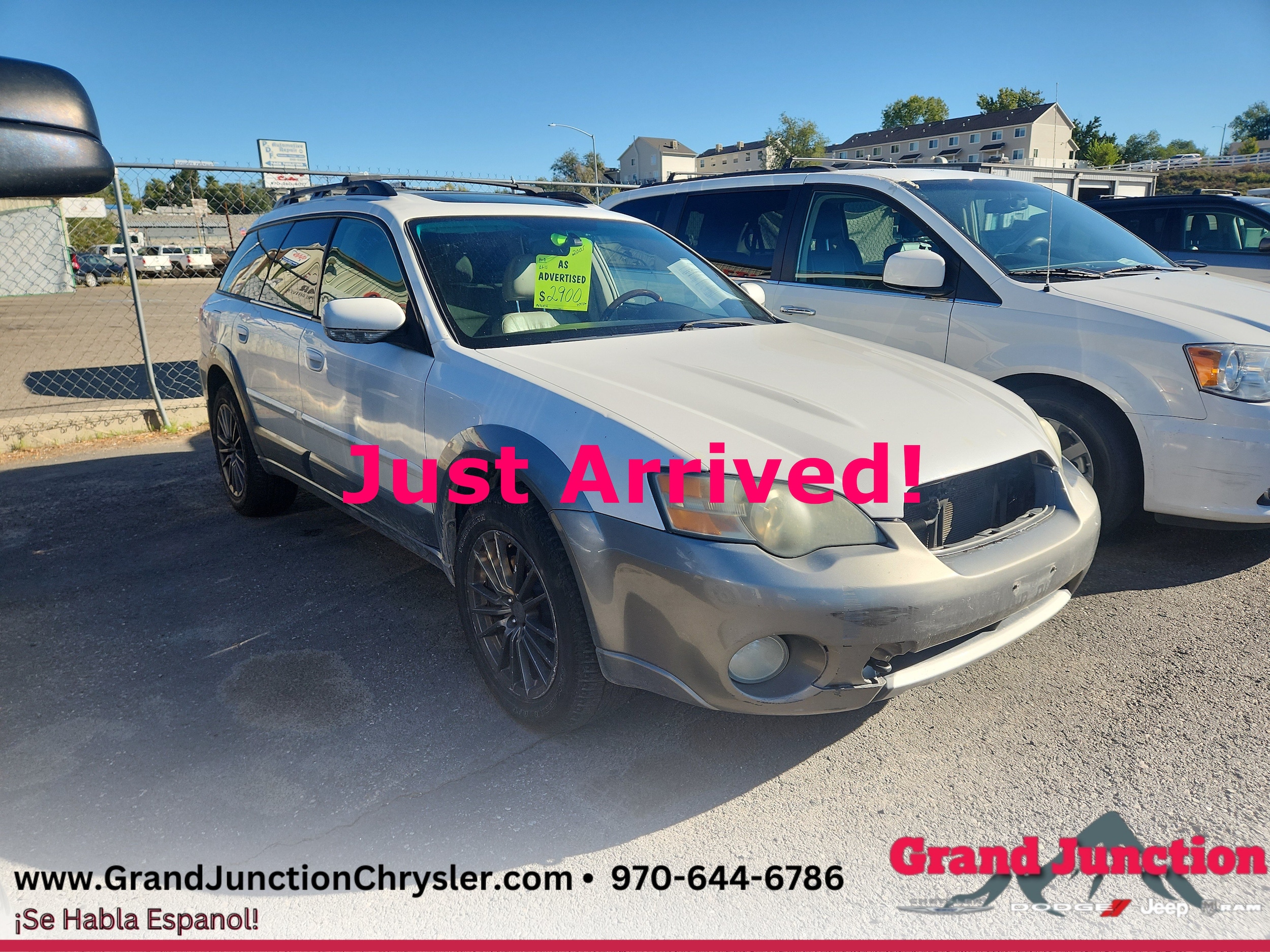 Silver Met Gray Opal 2005 Subaru Outback Wagon All-Wheel Drive Automatic