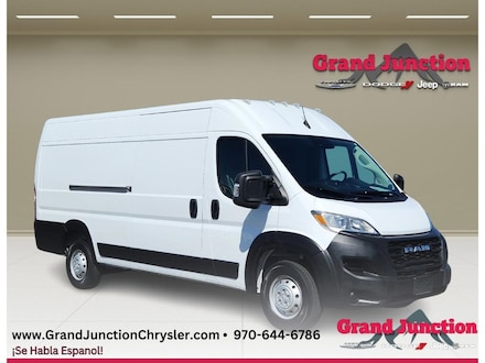 Featured pre-owned vehicles 2023 Ram Promaster 3500 High Roof Extended Cargo Van for sale near you in Grand Junction, CO