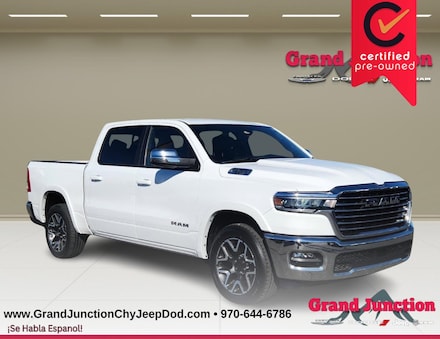 Featured pre-owned vehicles 2025 Ram 1500 Laramie Laramie 4x4 Crew Cab 57 Box for sale near you in Grand Junction, CO