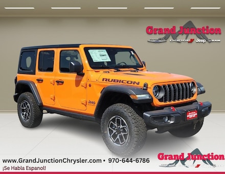 Featured new Chrysler, Dodge, Jeep, and Ram vehicles 2025 Jeep Wrangler 4-DOOR RUBICON Sport Utility for sale near you in Grand Junction, CO