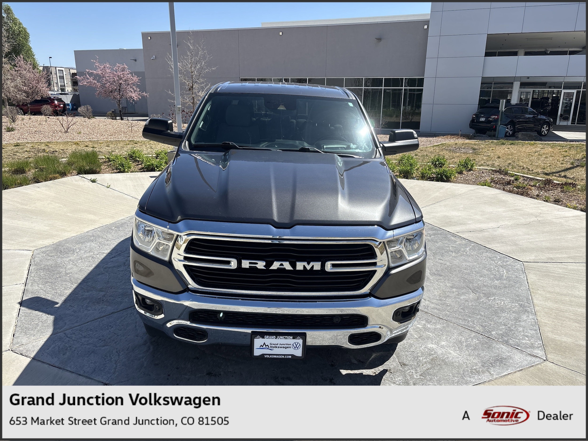 Used 2021 RAM Ram 1500 Pickup Big Horn/Lone Star with VIN 1C6SRFMT9MN591628 for sale in Grand Junction, CO