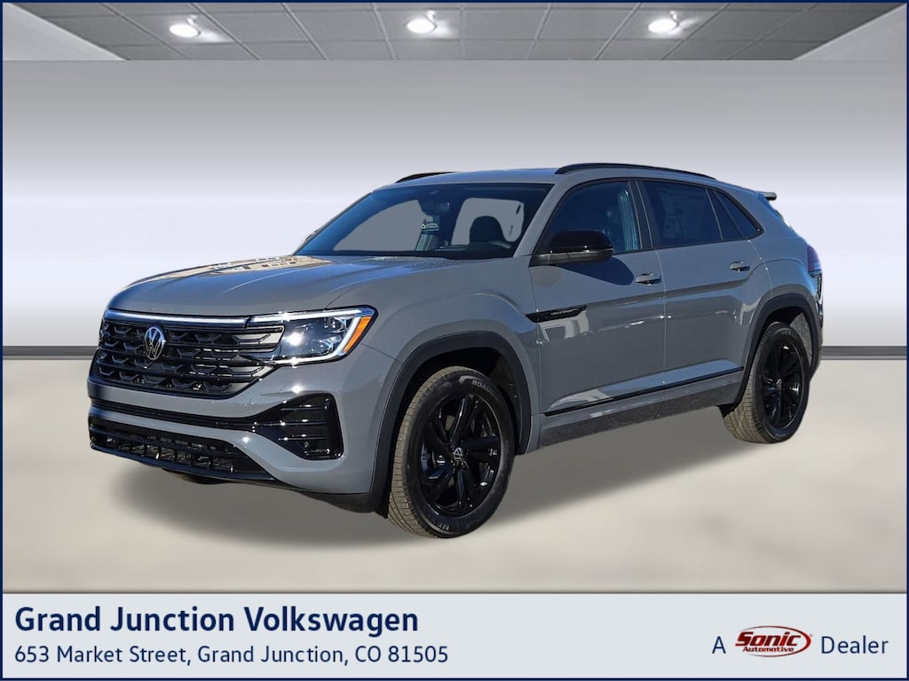 New 2026 Volkswagen Atlas Cross Sport 2.0T SEL R-Line Black SUV