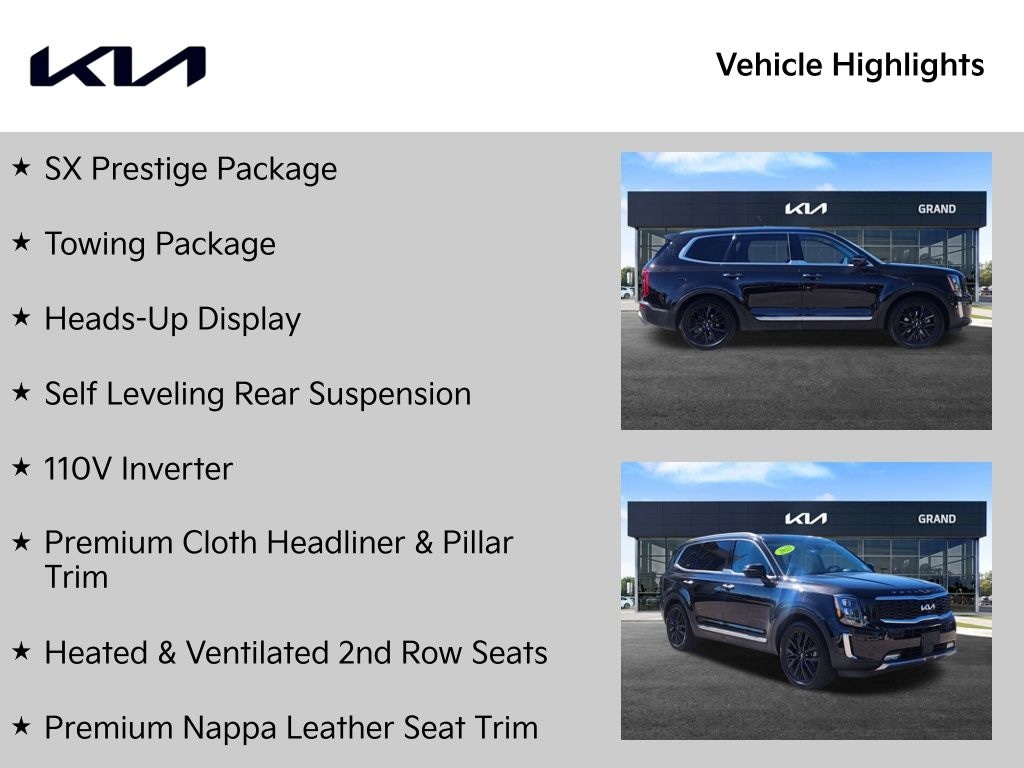 Used 2022 Kia Telluride SX SUV