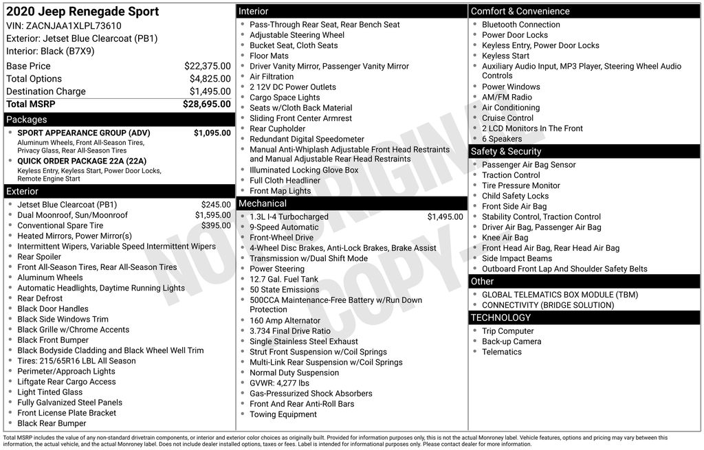 2020 Jeep Renegade Sport - Photo 6