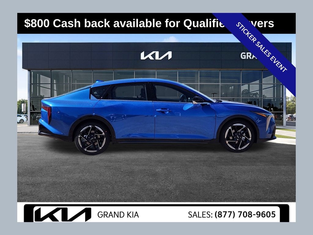New 2025 Kia K4 GT-Line Sedan