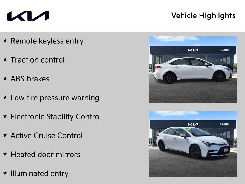Used 2024 Toyota Corolla Hybrid SE Sedan