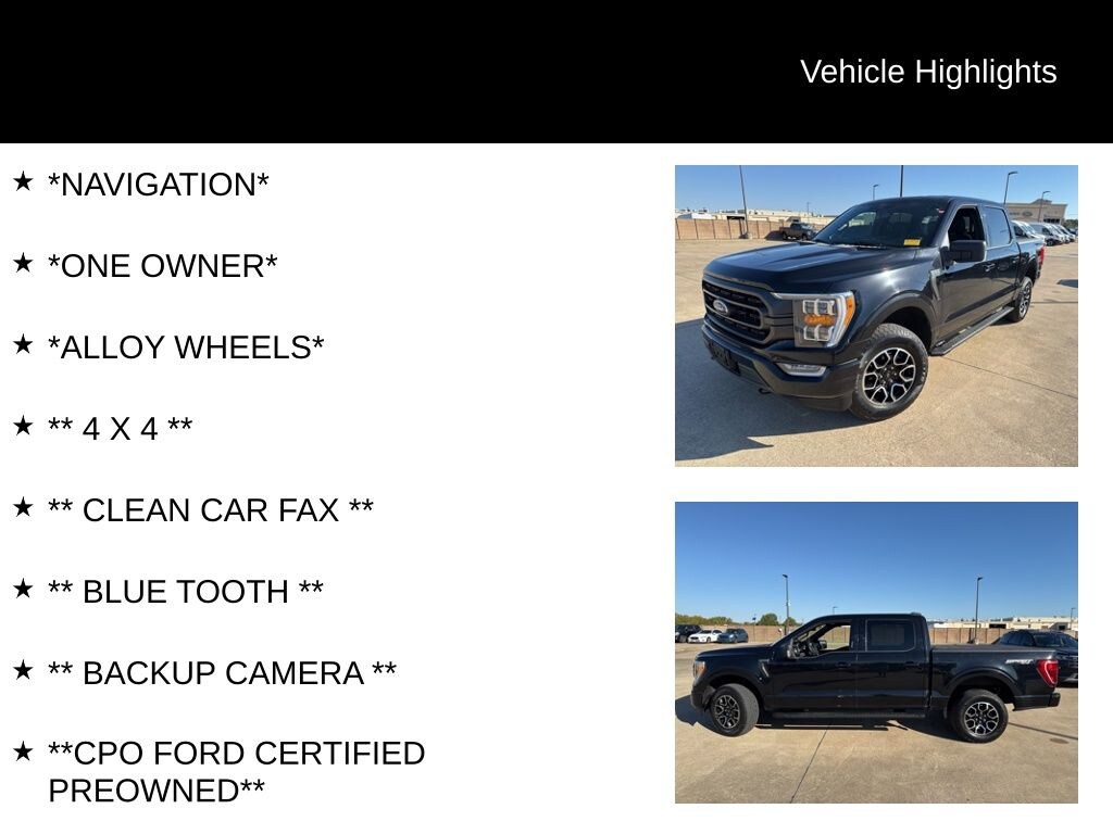 Certified 2022 Ford F-150 XLT Truck SuperCrew Cab