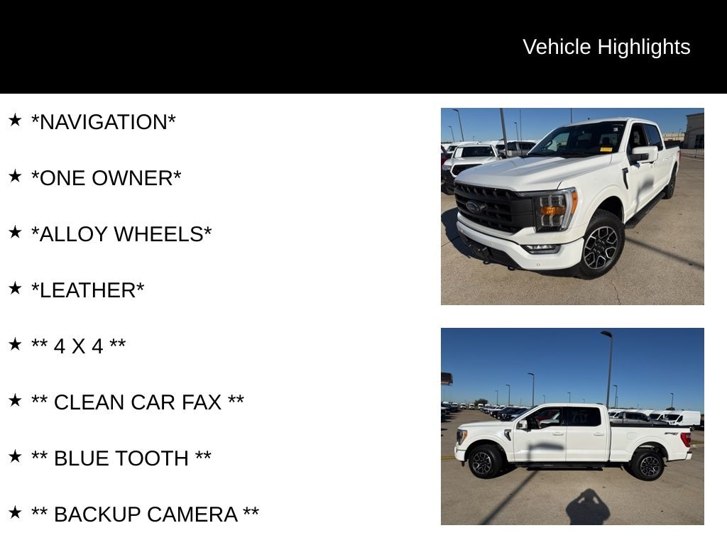 Certified 2022 Ford F-150 Lariat Truck SuperCrew Cab