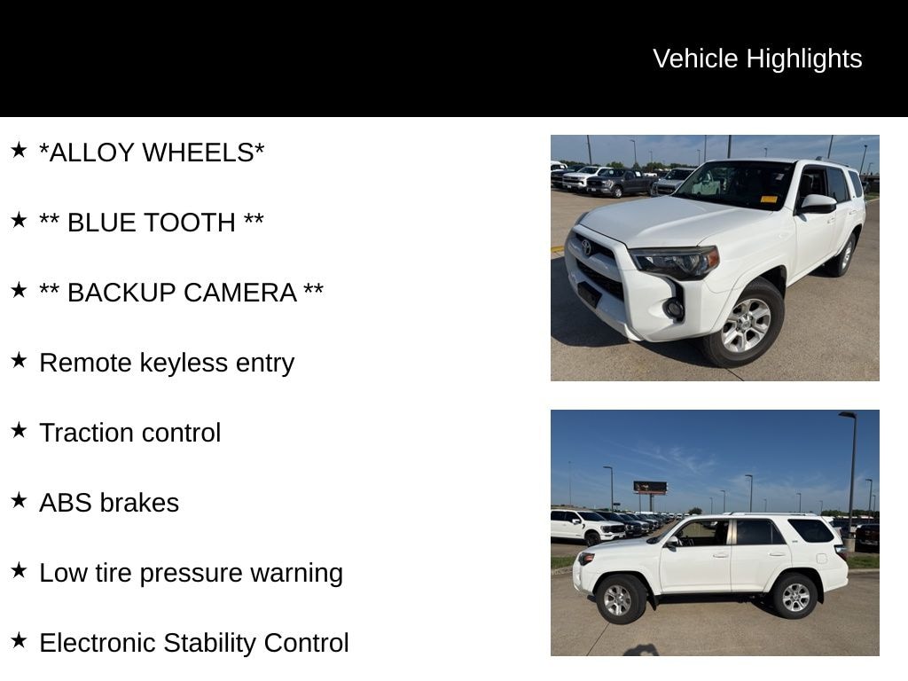 Used 2017 Toyota 4Runner SR5 SUV