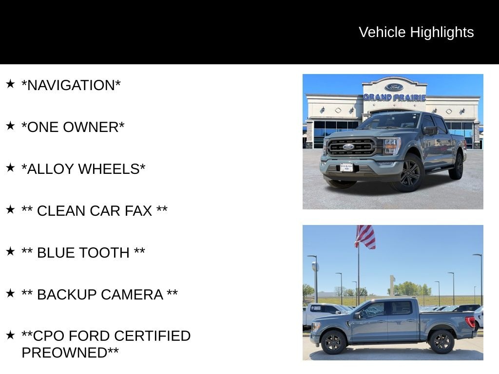 Certified 2023 Ford F-150 XLT Truck SuperCrew Cab