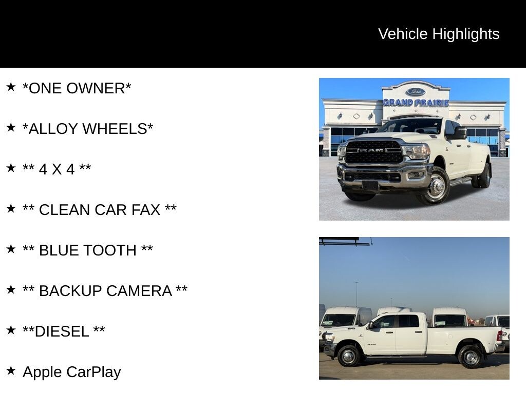 Used 2024 Ram 3500 Big Horn Truck Crew Cab