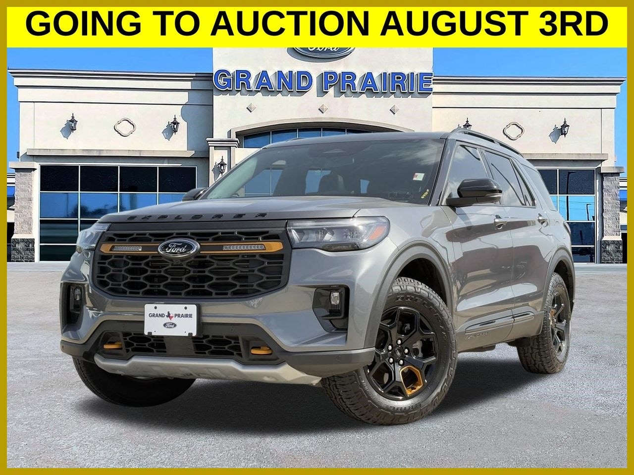 Gray Metallic 2026 Ford Explorer SUV / Crossover All-Wheel Drive Automatic