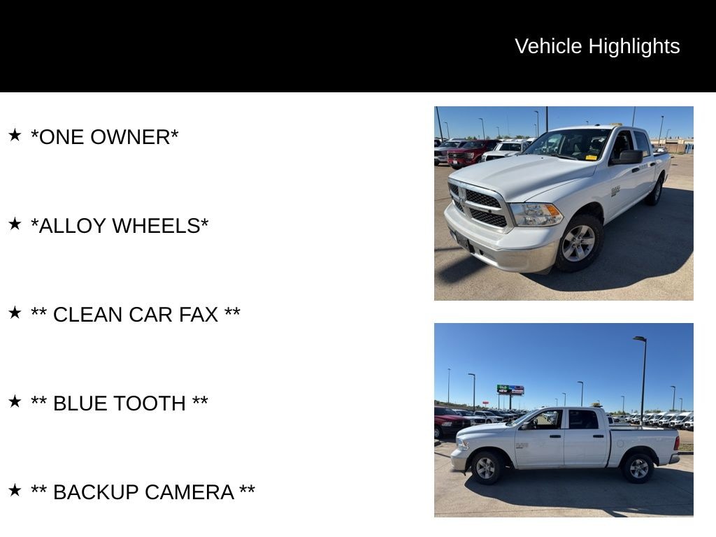 Used 2022 Ram 1500 Classic Tradesman Truck Crew Cab