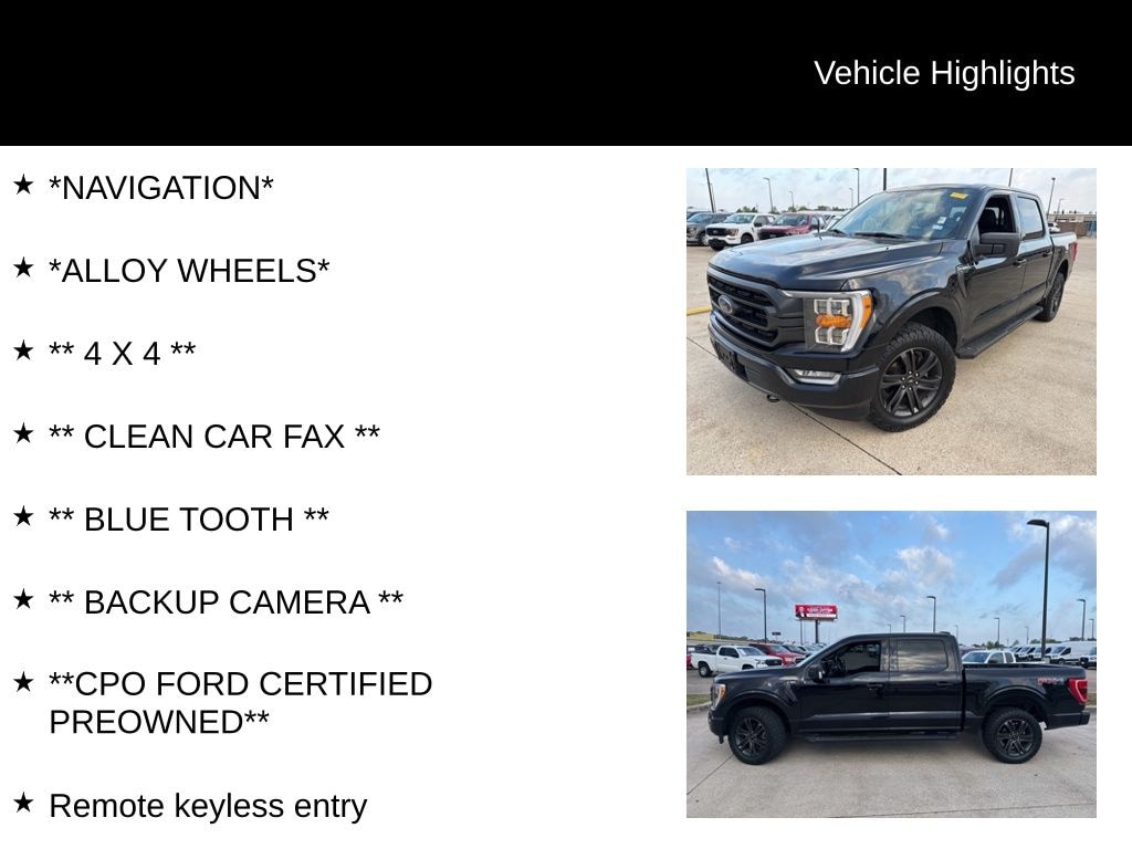 Certified 2021 Ford F-150 XLT Truck SuperCrew Cab