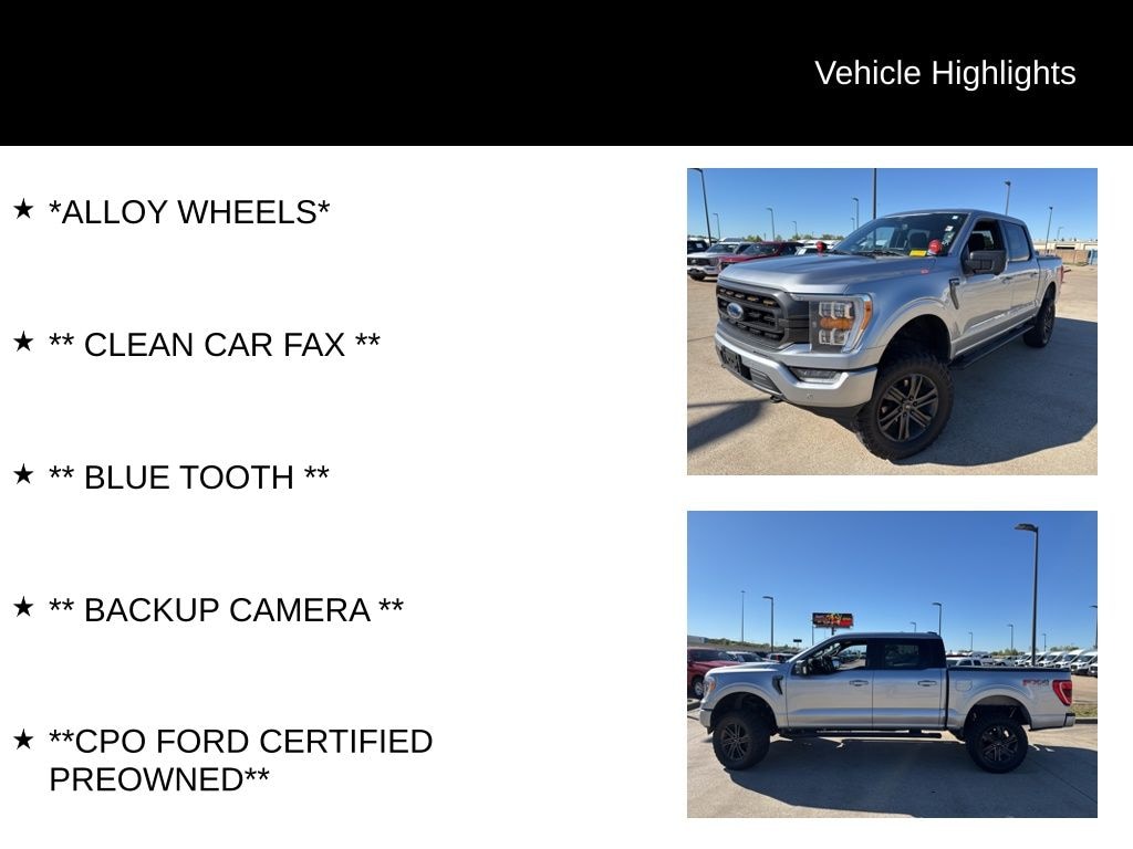 Certified 2022 Ford F-150 XLT Truck SuperCrew Cab
