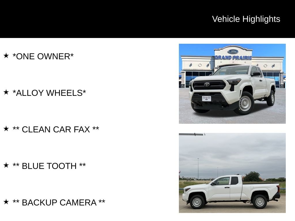 Used 2024 Toyota Tacoma SR Truck XtraCab