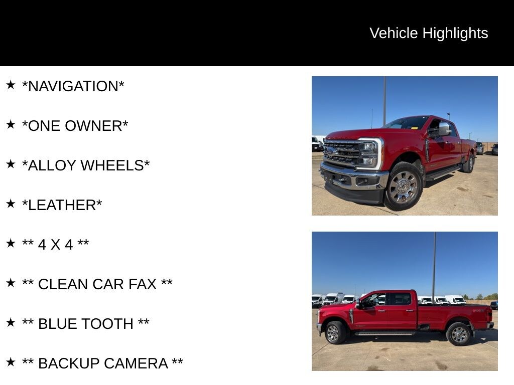 Certified 2023 Ford F-350 Lariat Truck Crew Cab