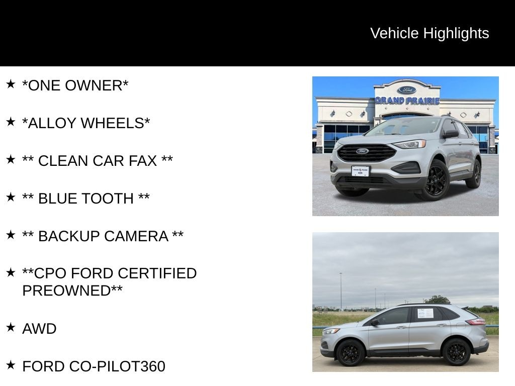 Certified 2022 Ford Edge SE SUV