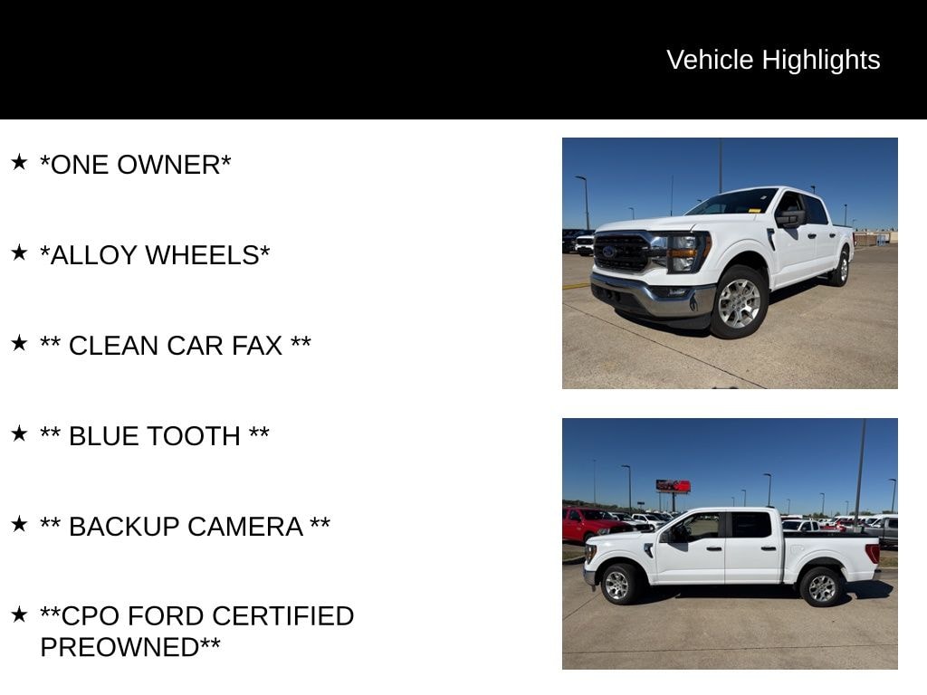 Certified 2023 Ford F-150 XLT Truck SuperCrew Cab