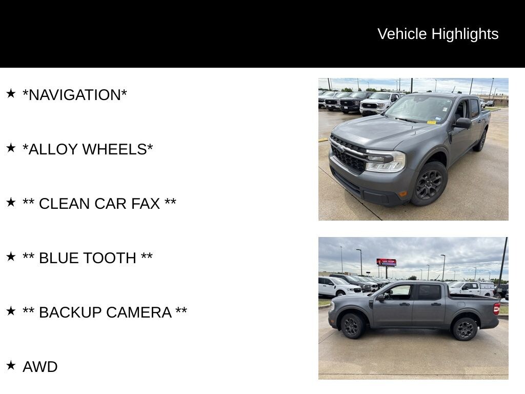 Certified 2022 Ford Maverick XLT Truck SuperCrew