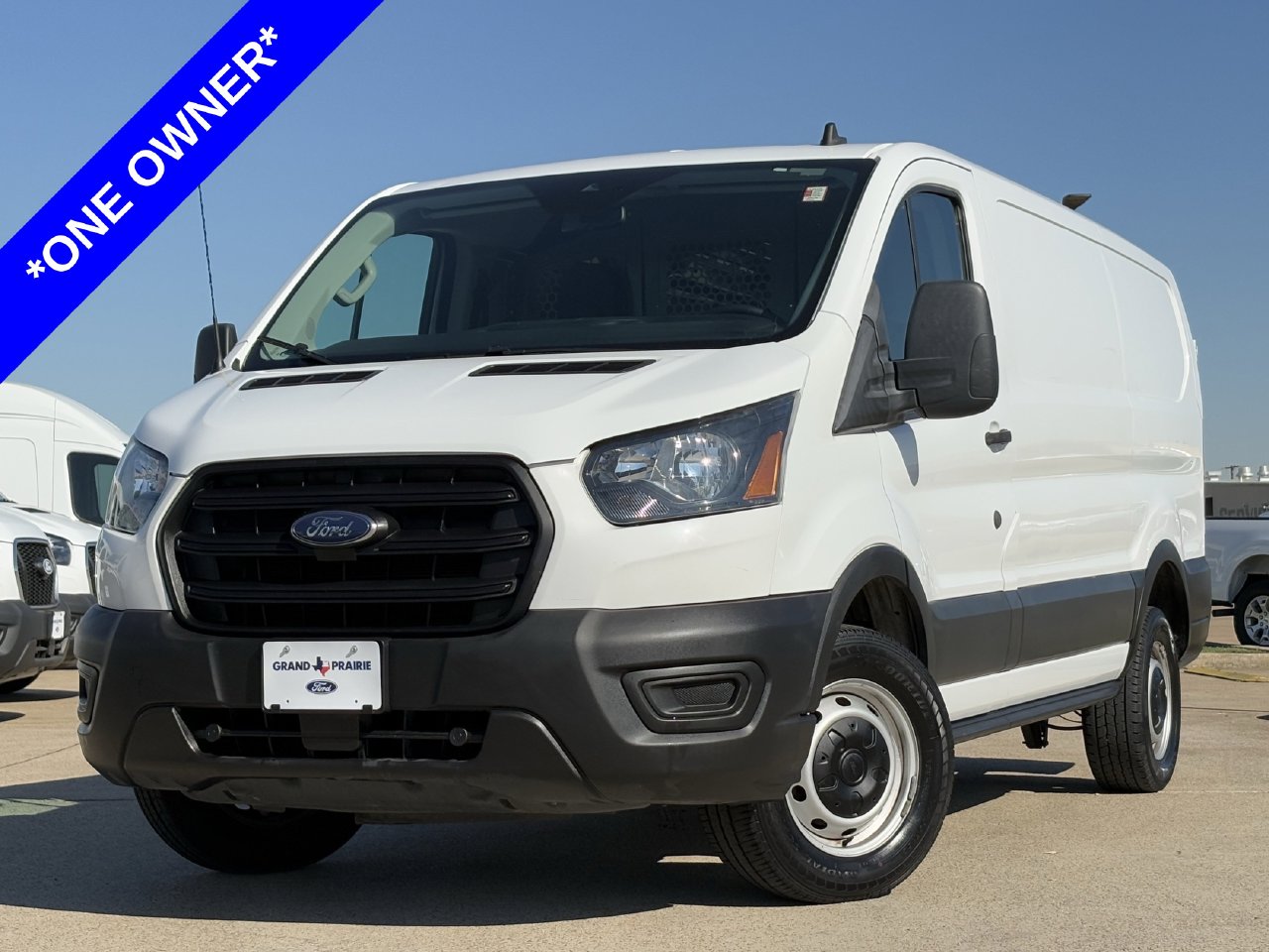 Oxford White 2020 Ford Transit Cargo Van Rear-Wheel Drive 