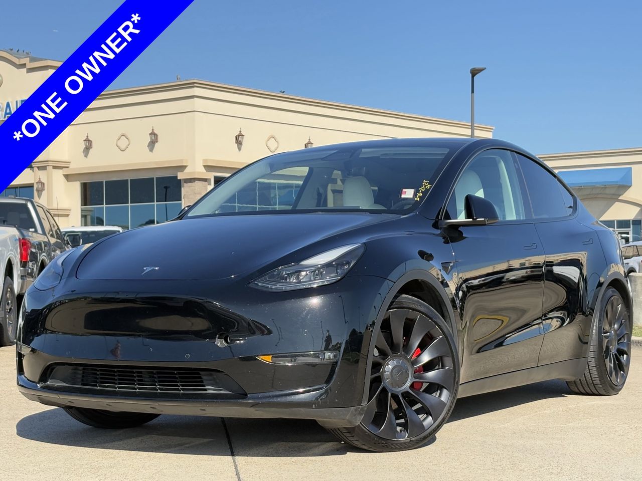 Used 2022 Tesla Model Y Performance with VIN 7SAYGDEFXNF448048 for sale in Grand Prairie, TX