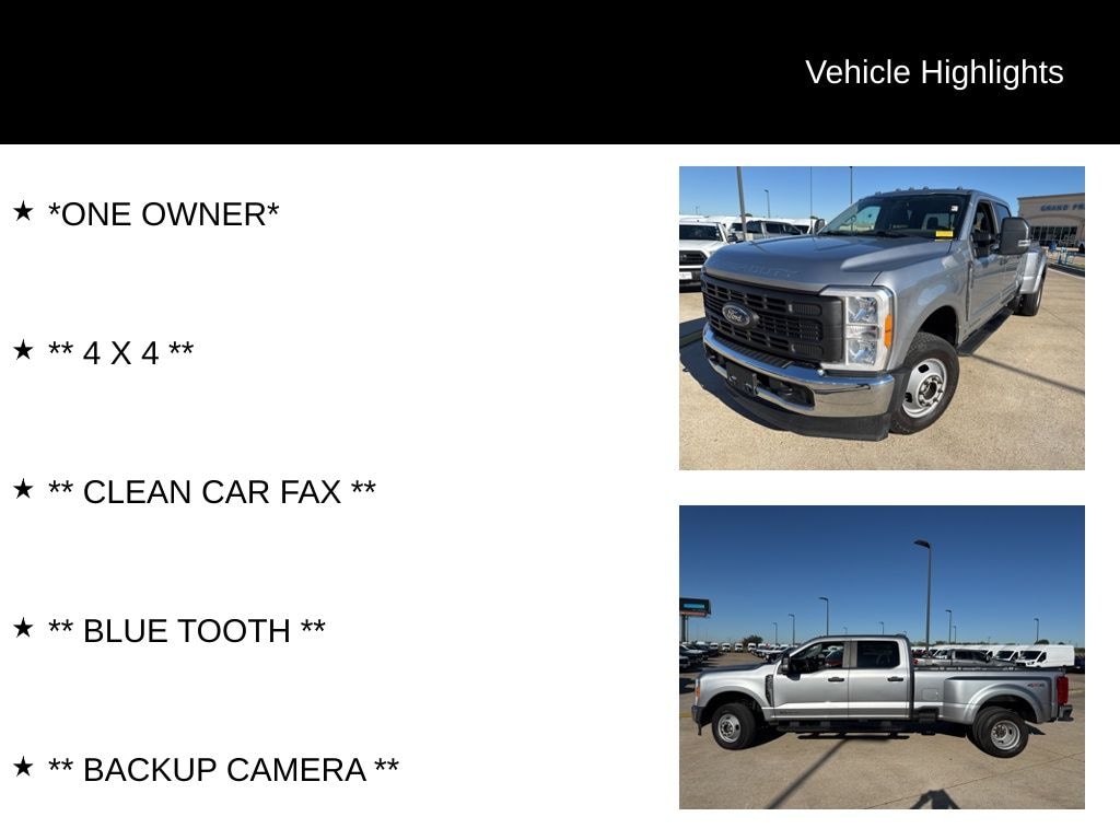 Certified 2023 Ford F-350 XL Truck Crew Cab