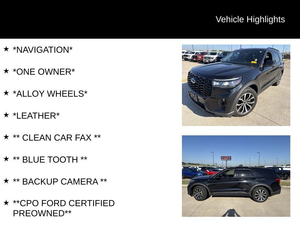 Certified 2025 Ford Explorer ST-Line SUV