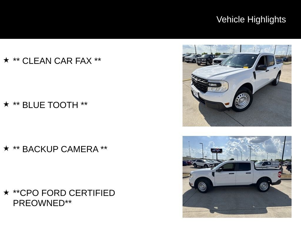Certified 2022 Ford Maverick XL Truck SuperCrew