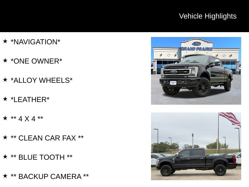 Used 2022 Ford F-250 Platinum Truck Crew Cab