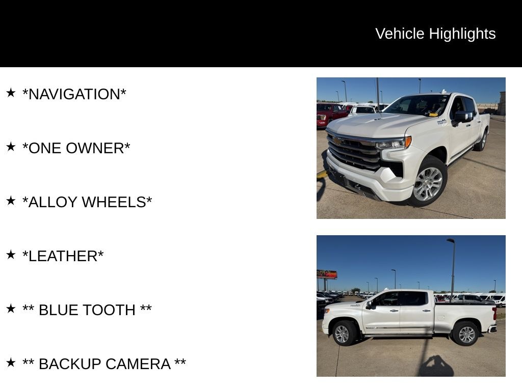 Used 2023 Chevrolet Silverado 1500 High Country Truck Crew Cab