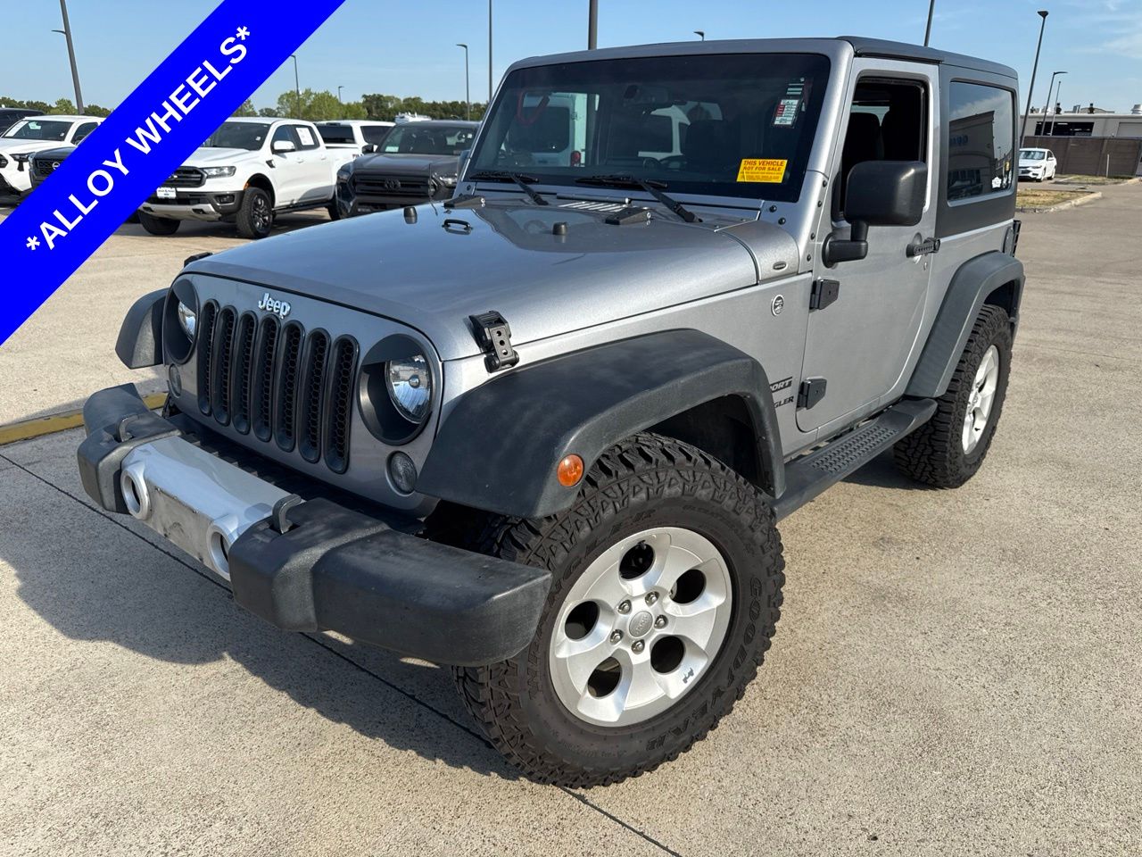 Billet Silver 2016 Jeep Wrangler SUV / Crossover Four-Wheel Drive 6-Speed Manual