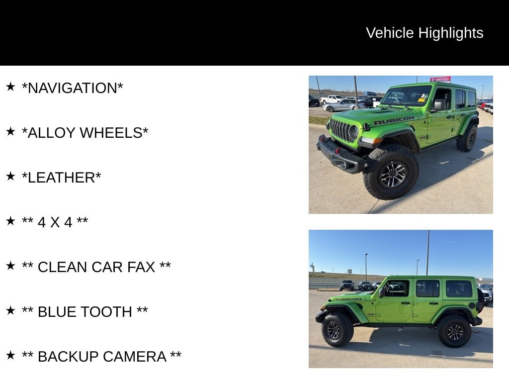 Used 2025 Jeep Wrangler Rubicon X SUV