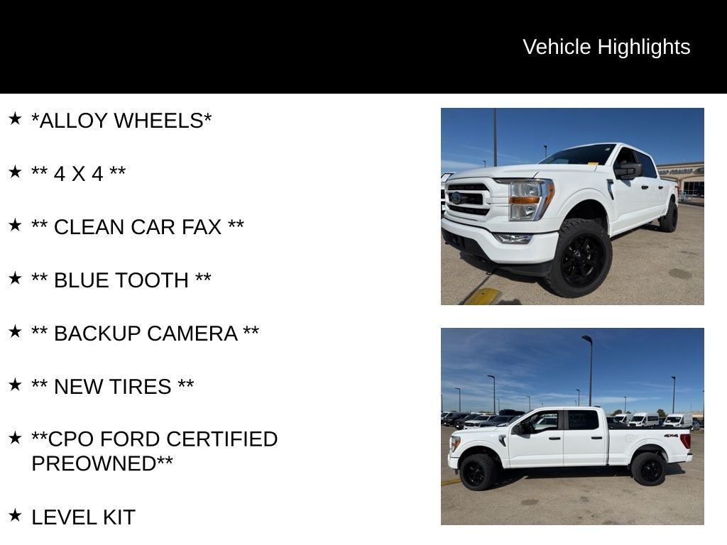 Certified 2022 Ford F-150 XLT Truck SuperCrew Cab