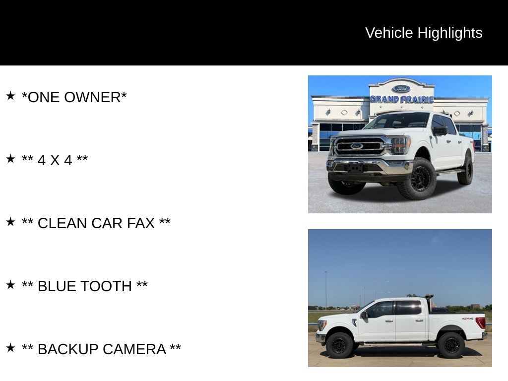 Used 2022 Ford F-150 XLT Truck SuperCrew Cab
