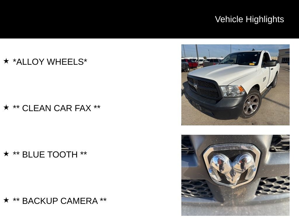 Used 2022 Ram 1500 Classic Tradesman Truck Regular Cab