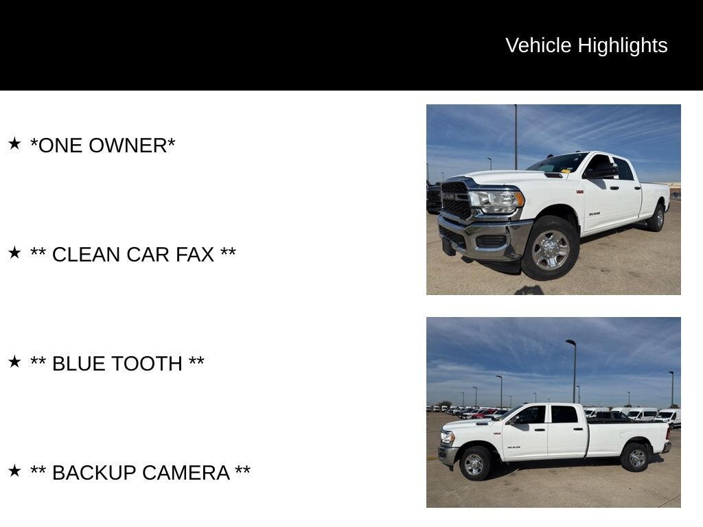 Used 2021 Ram 2500 Tradesman Truck Crew Cab